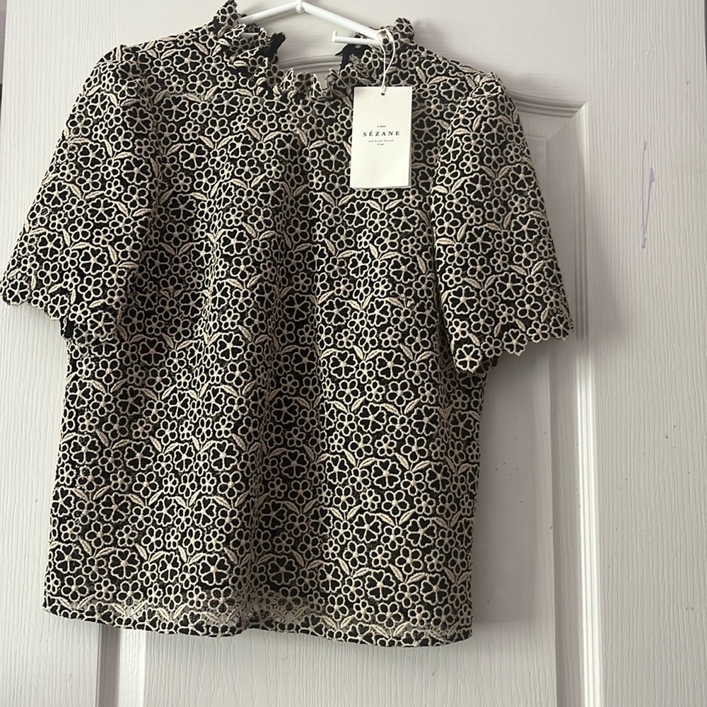Lisana Blouse from Sezane. Never worn, with tags and sold out online.